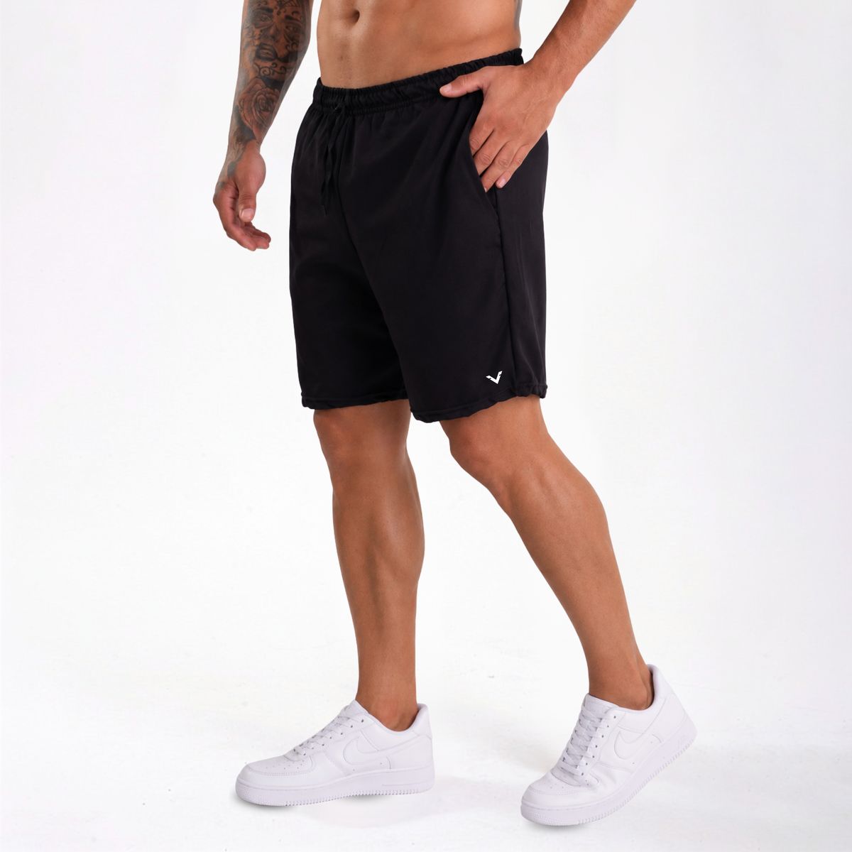 Kit 2 Shorts Tactel · Preto