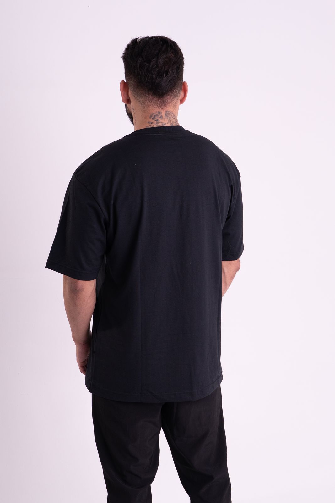 Kit 2 Camisetas Oversized · Preto