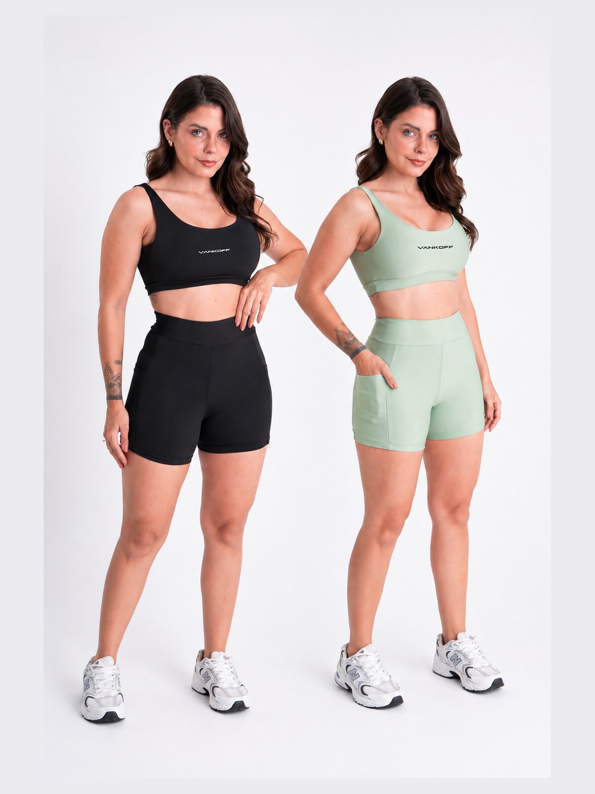 Kit 2 Conjuntos Top + Short