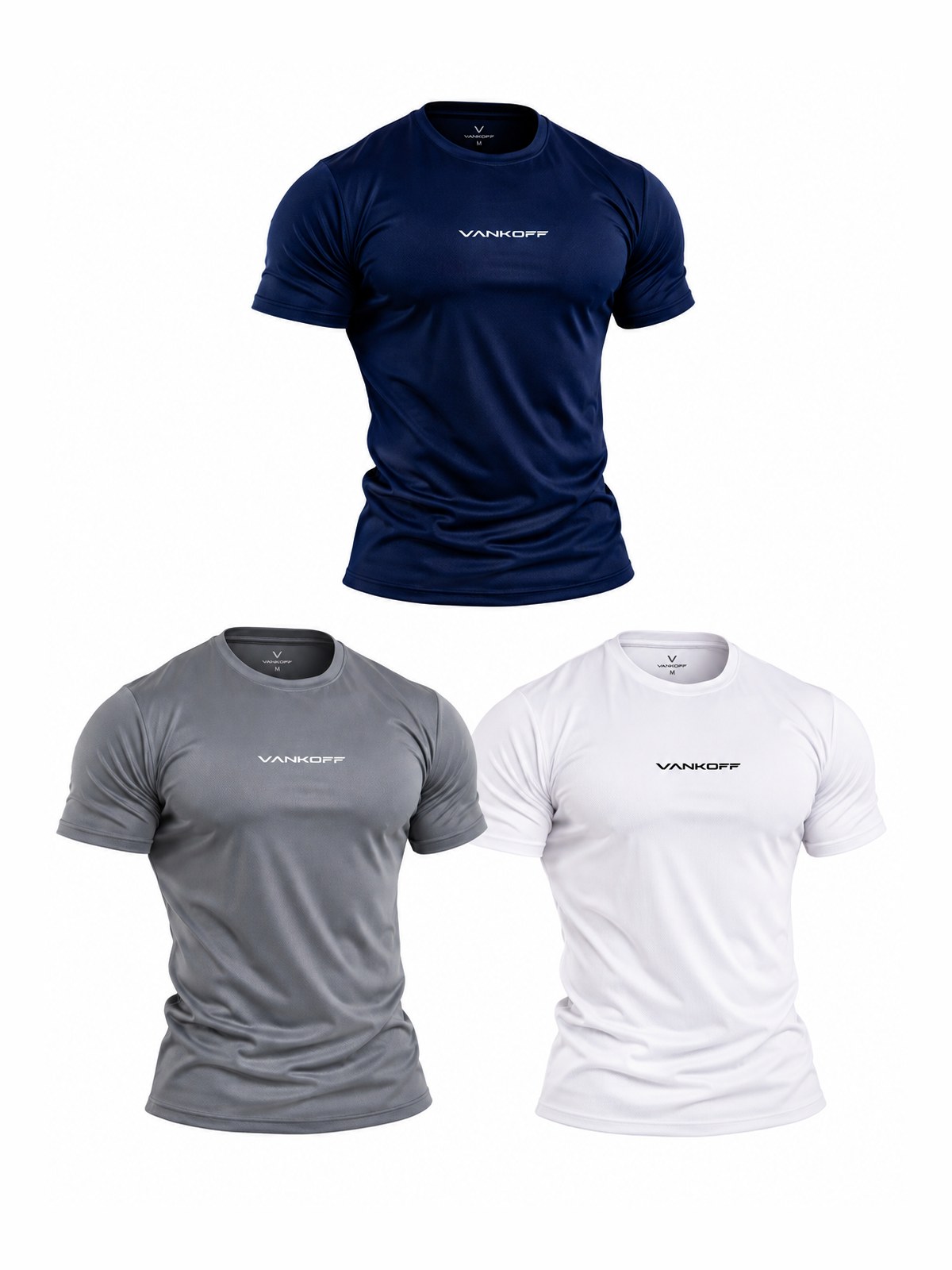 Kit 3 Camisetas Dry Fit