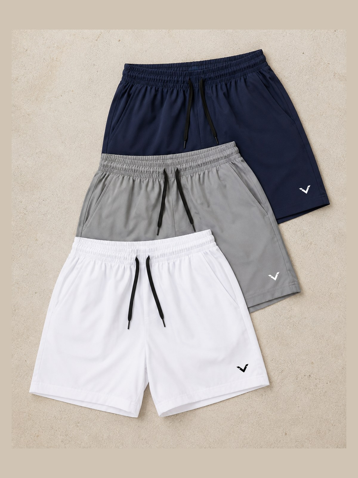 Kit 3 Shorts Tactel