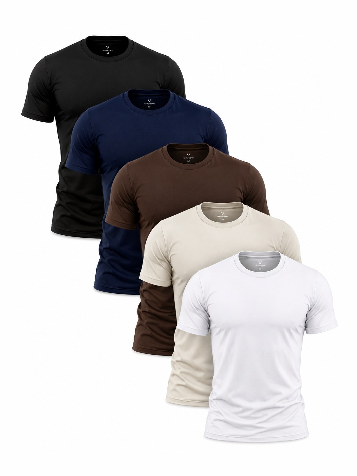 Kit 5 Camisetas Básicas